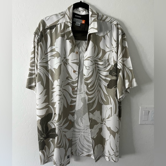 Quiksilver Shirts Quiksilver Mens Xl Button Down Shirt Short Sleeve